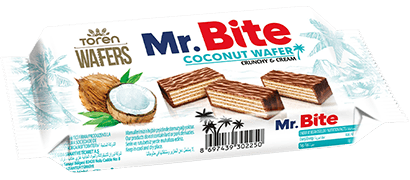 Mr Bite Coated Wafer Coconut image